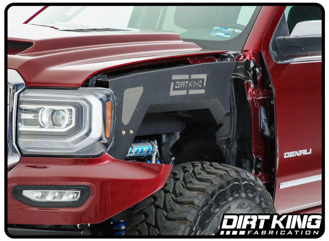 Over-sized Front Wheel Wells