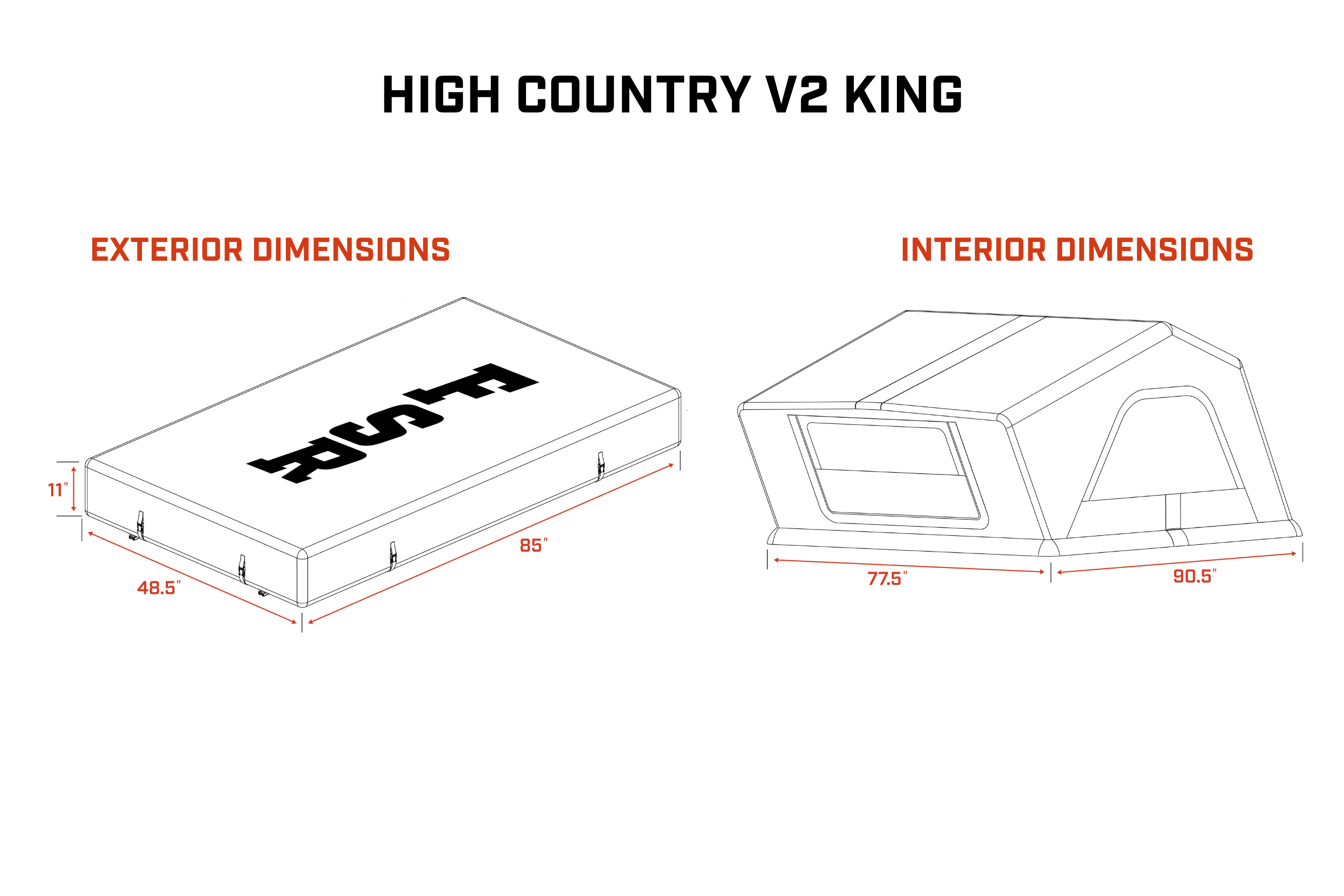 High Country V2 - King (Open box)