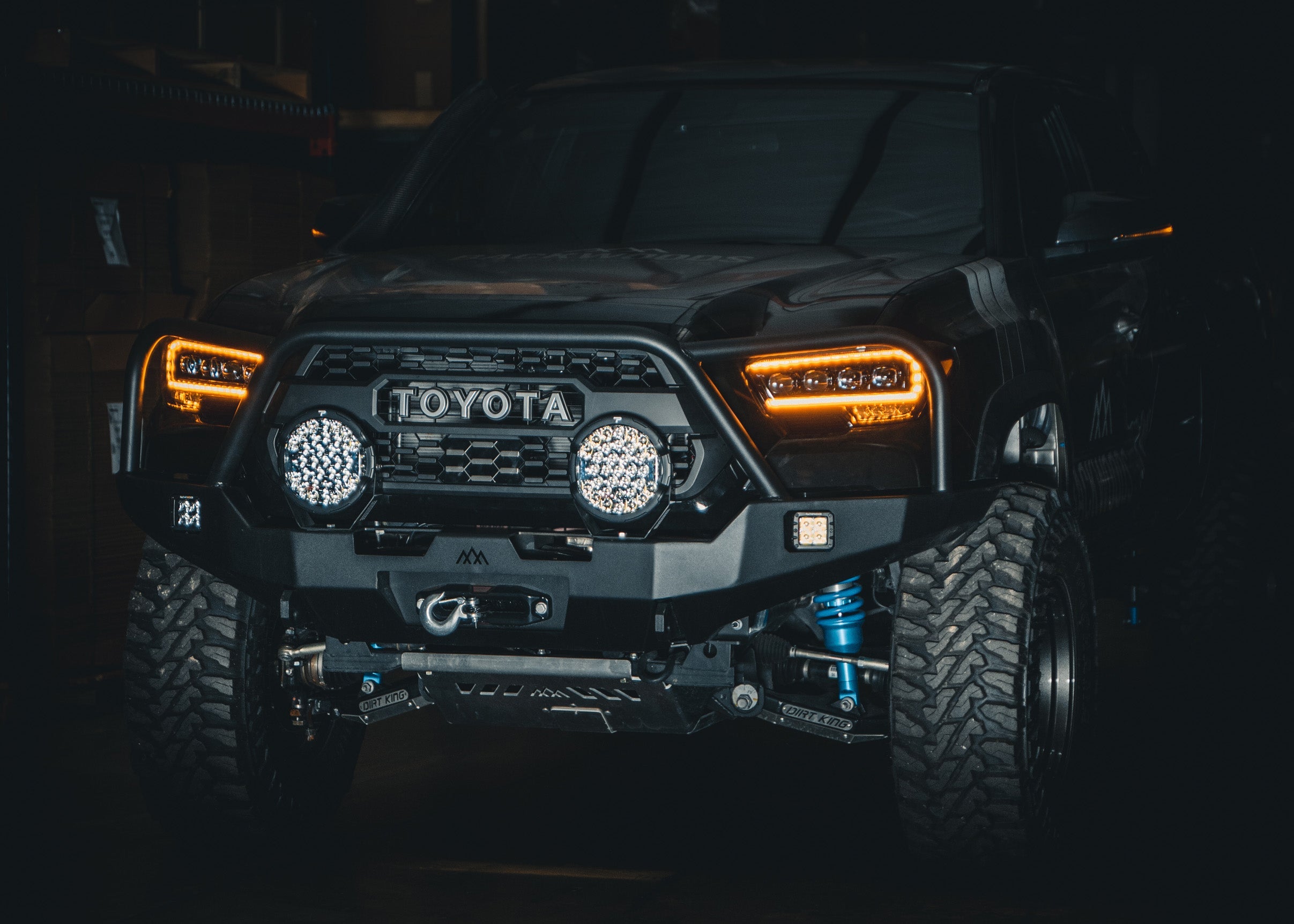 Toyota Tacoma 3rd Gen (2016-2023) Hi-Lite Overland Front Bumper [Bull Bar]