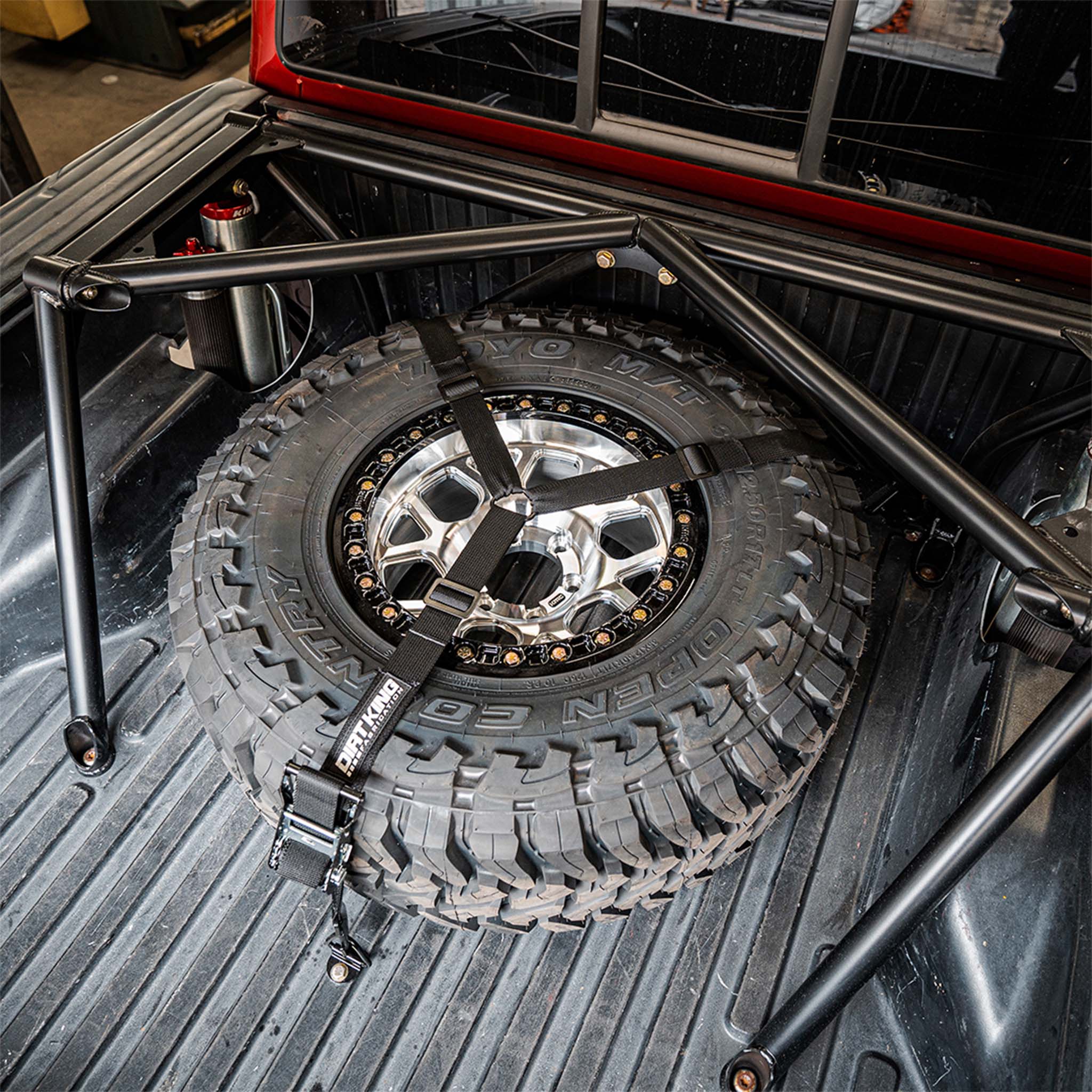 3 Way Spare Tire Strap & Mounts