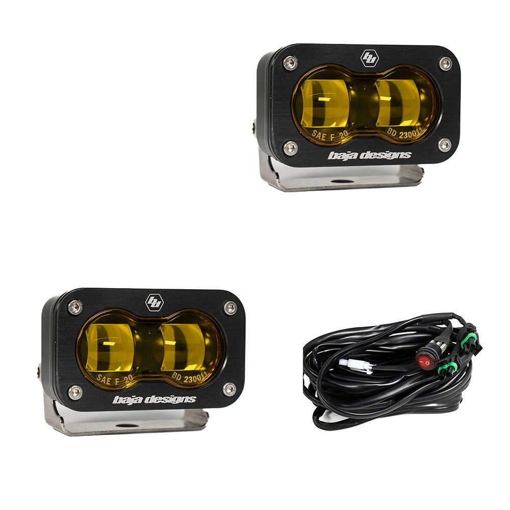 Baja Designs - S2 SAE LED Auxiliary Light Pod Pair - Universal